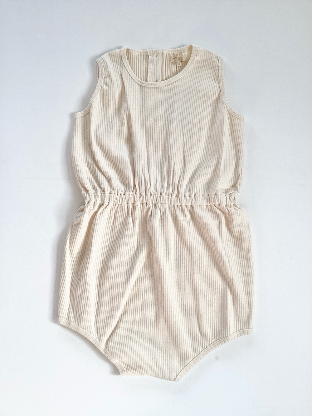 NWT The Simple Folk Cream Ribbed Romper